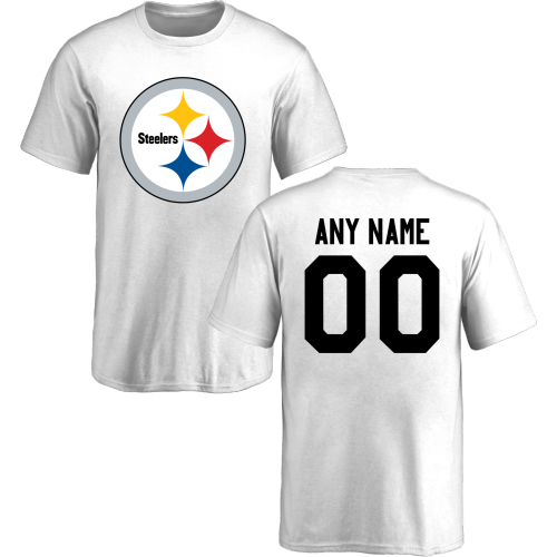 Youth Pittsburgh Steelers Design-Your-Own Short Sleeve Custom NFL T-Shirt